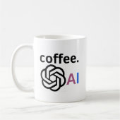 coffee.chatGpt AI コーヒーマグカップ (左)