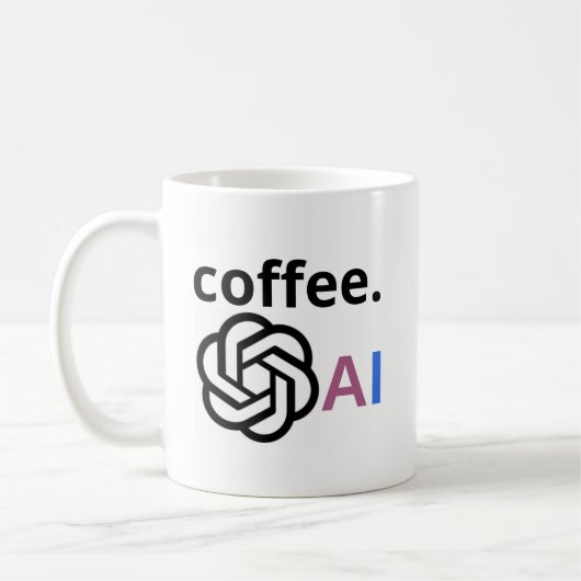 coffee.chatGpt AI コーヒーマグカップ (左)