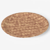 Coffee Chic Party Plates: Disposable Elegance ペーパープレート (アングル)