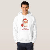 Coffee & Christmas Cheer Santa Hoodie パーカ (正面フル)