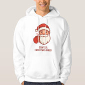 Coffee & Christmas Cheer Santa Hoodie パーカ (正面)