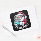 Coffee Claus Santa Hot Drink スクエアシール (封筒)