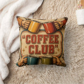 Coffee Club クッション (ブランケット)