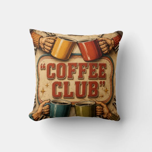Coffee Club クッション (正面)