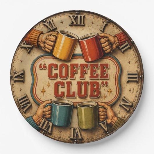 Coffee Club ペーパープレート (正面)