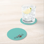 Coffee Coaster – コーヒー用アラビア語翻訳 ラウンドペーパーコースター (インサイチュ)