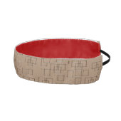 Coffee Coloured Squares Pattern アスレチックヘッドバンド (右)