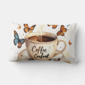Coffee & Comfort Peaceful Butterfly Pillow ランバークッション (裏面)