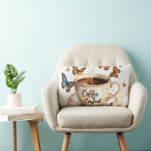 Coffee & Comfort Peaceful Butterfly Pillow ランバークッション (椅子)