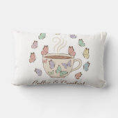 Coffee & Comfort Peaceful Butterfly Pillow ランバークッション (裏面)