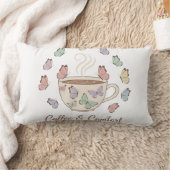 Coffee & Comfort Peaceful Butterfly Pillow ランバークッション (ブランケット)