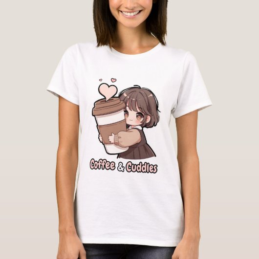 Coffee & Cuddles Tシャツ (正面)