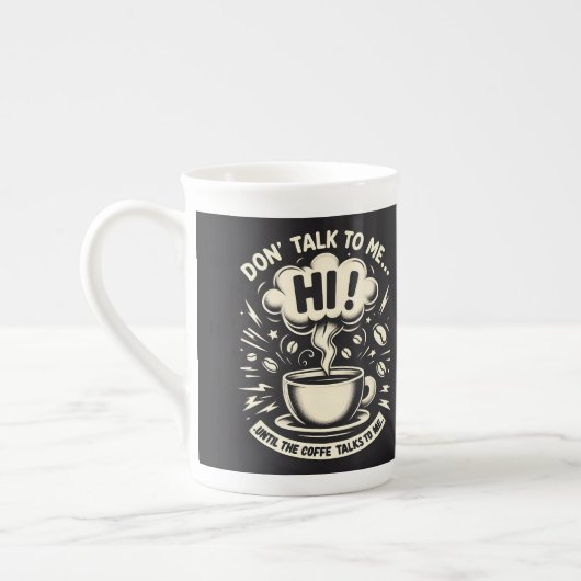 Coffee cup ボーンチャイナマグカップ (左)