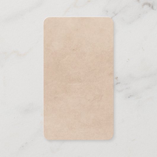 Coffee Cup and Beans | Barista | Cafe 名刺 (裏面)