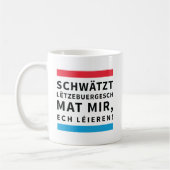 Coffee Cup for People who Learn Luxembourgish コーヒーマグカップ (左)