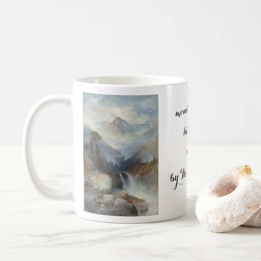coffee cup gallery art, mountain of the holy cross コーヒーマグカップ (ドーナツ)