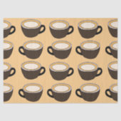 Coffee Cup Pattern 薄葉紙 (正面)
