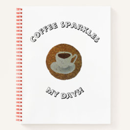 Coffee Cup Spiral Notebook ノートブック