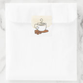 Coffee Cup Sticker スクエアシール (バッグ)
