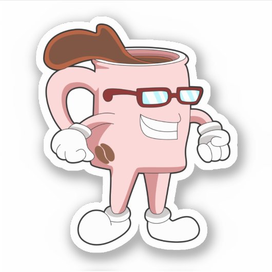 Coffee cup with Coffee シール (正面)