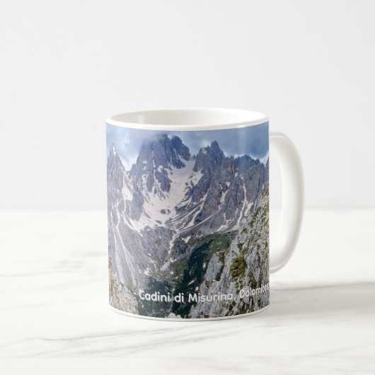 Coffee cup with the Dolomites コーヒーマグカップ (正面右)
