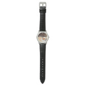Coffee Cup Wrist Watch – Stylish Cafe Inspired Tim 腕時計 (フラット)