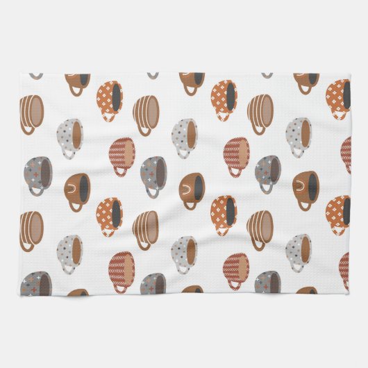 Coffee Cups   キッチンタオル (横)