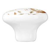 Coffee Cups Leaves セラミックノブ (側面)