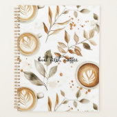 Coffee Cups Leaves プランナー手帳 (正面)