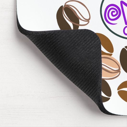 COFFEE & CUSSIN' by Jeff Willis Art マウスパッド (コーナー)