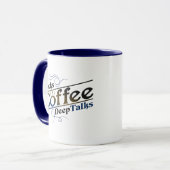 Coffee Deep Talk Mug for Coffee Lovers マグカップ (正面左)