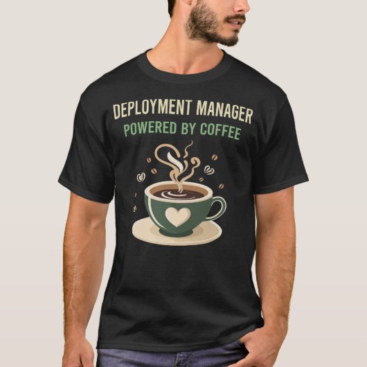 Coffee Deployment Managerを使用 Tシャツ (正面)