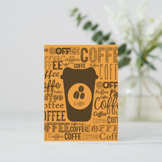coffee design ポストカード (スタンド正面)