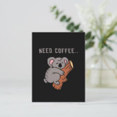 Coffee Design Funny ポストカード (スタンド正面)