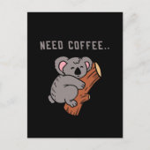 Coffee Design Funny ポストカード (正面)