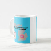 Coffee, Donuts and Christmas Music in Michigan  コーヒーマグカップ (正面左)