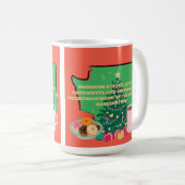 Coffee, Donuts and Christmas Music in Washington  コーヒーマグカップ (正面右)