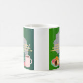 Coffee, Donuts and Christmas Music in Wisconsin コーヒーマグカップ (中央)