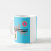 Coffee, Donuts, Christmas Music in Massachusetts コーヒーマグカップ (正面左)