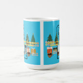 Coffee, Doughnuts and Christmas Music in Delaware コーヒーマグカップ (中央)