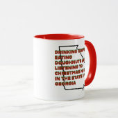 Coffee, Doughnuts and Christmas Music in Georgia  マグカップ (正面右)