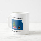 Coffee, Doughnuts and Christmas Music in Kansas コーヒーマグカップ (正面左)