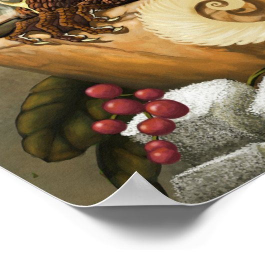 Coffee Dragon 11x14 （4x6以降） ポスター (角)