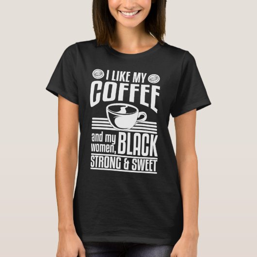 Coffee Drinker Barista Big Butt Joke Tシャツ (正面)
