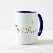 Coffee Dua & Glow Modern Muslimah マグカップ (正面右)