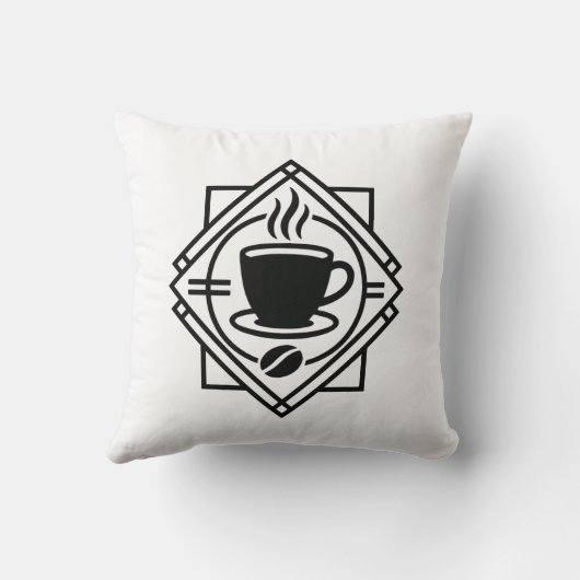 Coffee Emblem Pillow クッション (裏面)