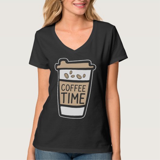 Coffee  Espresso Barista Cappuccino Grandpa Tシャツ (正面)