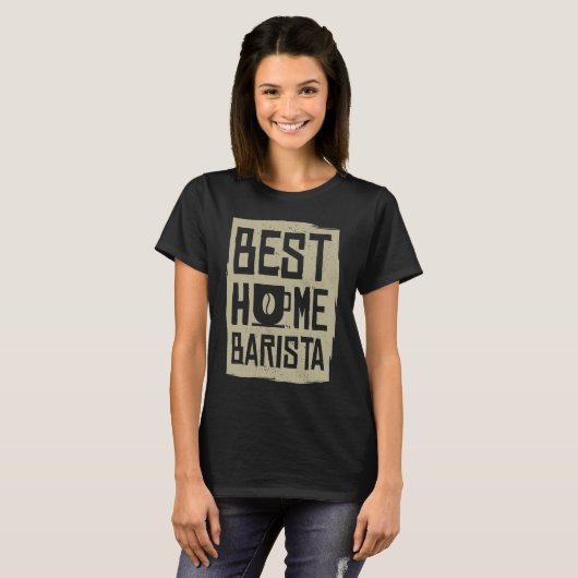 Coffee  Espresso Barista Cappuccino Latte  2 Tシャツ (正面フル)