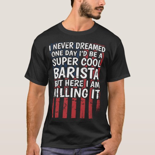 Coffee  Espresso Barista Tシャツ (正面)