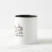 Coffee Everywhere Ceramic Mug for Coffee Lovers マグカップ (中央)